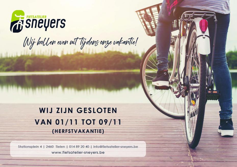 Gesloten tijdens herfstvakantie